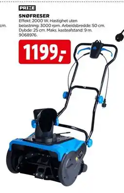 jem & fix SNØFRESER, NOK 1199 tilbud
