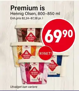 Nærbutikken HENNIG OLSEN Premium is tilbud
