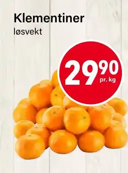 Nærbutikken Klementiner tilbud