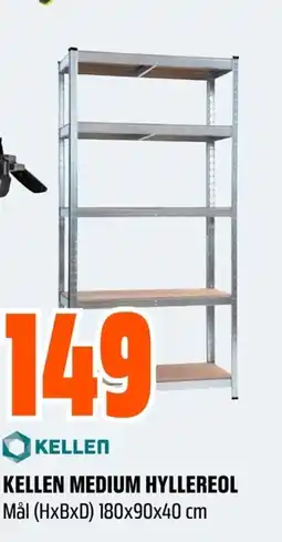 Coop Obs KELLEN Medium hyllereol tilbud