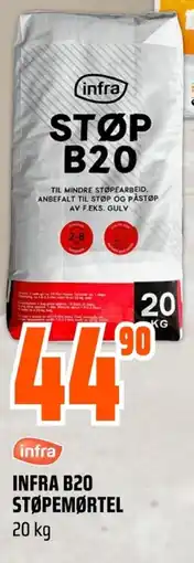Coop Obs INFRA B20 støpemørtel tilbud