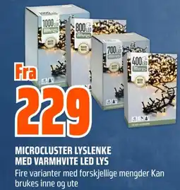 Coop Obs Microcluster lyslenke med varmhvite led lys tilbud