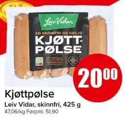 Spar KJØTTPØLSE tilbud