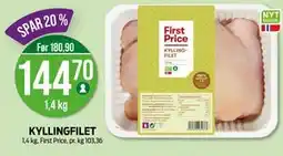 Kiwi KYLLINGFILET, NOK 144.7 tilbud