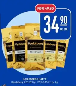 Rema 1000 KJELDSBERG KAFFE, NOK 34.9 tilbud
