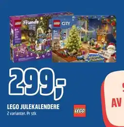 Coop Obs LEGO JULEKALENDERE, NOK 299 tilbud