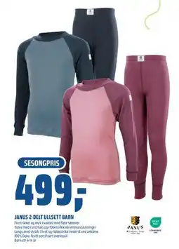 Coop Obs JANUS 2-DELT ULLSETT BARN, NOK 499 tilbud