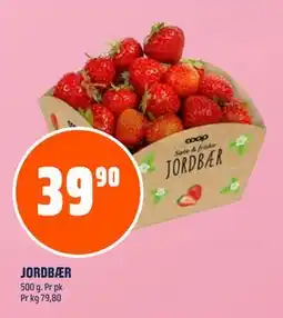 Coop Obs JORDBÆR, NOK 39.9 tilbud