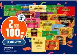 Coop Obs TWININGS TE, NOK 100 tilbud