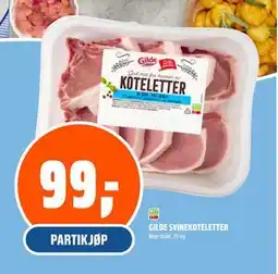 Coop Obs GILDE SVINEKOTELETTER, NOK 99 tilbud