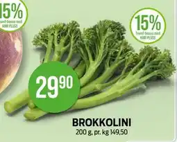 Kiwi BROKKOLINI, NOK 29.9 tilbud