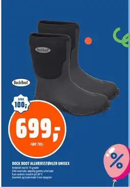 Coop Obs DOCK BOOT ALLVÆRSSTØVLER UNISEX, NOK 699 tilbud