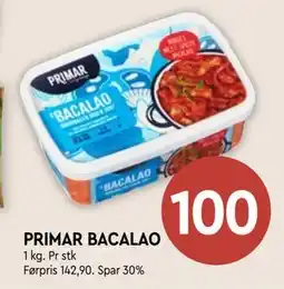 Coop Mega PRIMAR BACALAO, NOK 100 tilbud