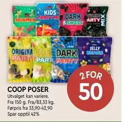 Coop Mega COOP POSER, NOK 50 tilbud