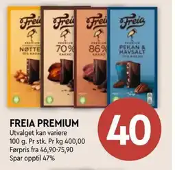 Coop Mega FREIA PREMIUM, NOK 40 tilbud