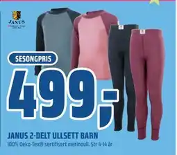 Coop Obs JANUS 2-DELT ULLSETT BARN, NOK 499 tilbud