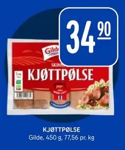 Rema 1000 KJØTTPØLSE, NOK 34.9 tilbud