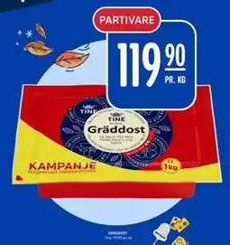 Rema 1000 GRÄDDOST, NOK 119.9 tilbud