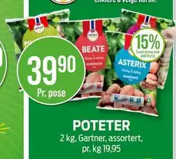 Kiwi POTETER, NOK 39.9 tilbud