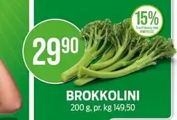 Kiwi BROKKOLINI, NOK 29.9 tilbud