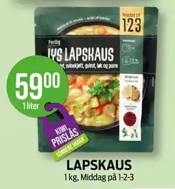 Kiwi LAPSKAUS, NOK 59 tilbud