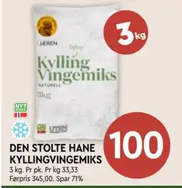 Coop Mega DEN STOLTE HANE KYLLINGVINGEMIKS, NOK 100 tilbud