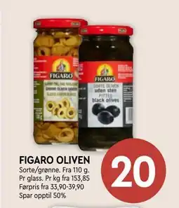 Coop Mega FIGARO OLIVEN, NOK 20 tilbud