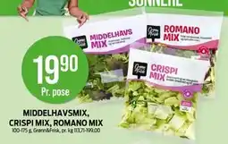 Kiwi MIDDELHAVSMIX, CRISPI MIX, ROMANO MIX, NOK 19.9 tilbud