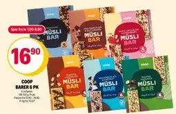 Coop Extra COOP BARER 6 PK, NOK 16.9 tilbud