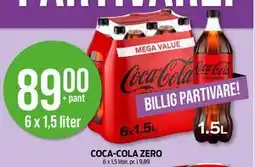 Kiwi COCA-COLA ZERO, NOK 89 tilbud