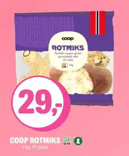 Coop Extra COOP ROTMIKS, NOK 29 tilbud