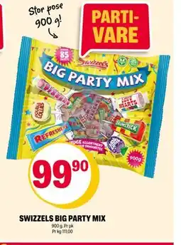 Coop Extra SWIZZELS BIG PARTY MIX, NOK 99.9 tilbud