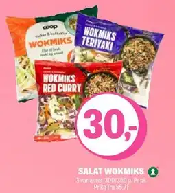 Coop Extra SALAT WOKMIKS, NOK 30 tilbud