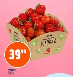 Coop Obs JORDBÆR, NOK 39.9 tilbud