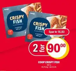 Coop Extra COOP CRISPY FISH, NOK 90 tilbud