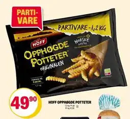 Coop Extra HOFF OPPHØGDE POTTETER, NOK 49.9 tilbud