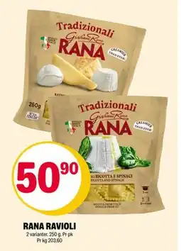 Coop Extra RANA RAVIOLI, NOK 50.9 tilbud
