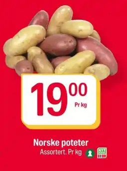 Coop Extra Norske poteter, NOK 19 tilbud
