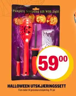 Coop Extra HALLOWEEN UTSKJÆRINGSSETT, NOK 59 tilbud
