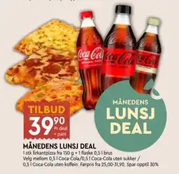 Coop Mega MÅNEDENS LUNSJ DEAL, NOK 39.9 tilbud
