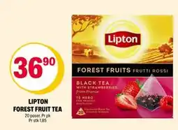 Coop Extra LIPTON FOREST FRUIT TEA, NOK 36.9 tilbud