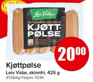 Kjøttpølse, NOK 20