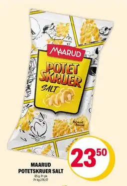 Coop Extra MAARUD POTETSKRUER SALT, NOK 23.5 tilbud