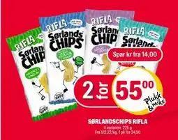 Coop Extra SØRLANDSCHIPS RIFLA, NOK 55 tilbud