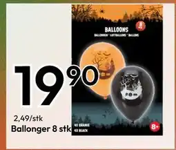 Gigaboks Ballonger 8 stk, NOK 19.9 tilbud