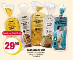 Coop Extra COOP BRØD SKÅRET, NOK 29.9 tilbud