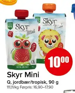 Spar Skyr Mini, NOK 10 tilbud