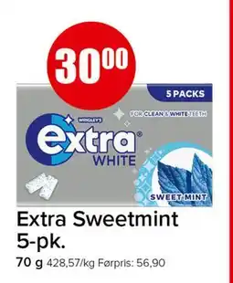 Spar Extra Sweetmint, NOK 30 tilbud
