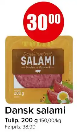 Spar Dansk salami, NOK 30 tilbud