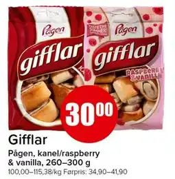 Spar Gifflar, NOK 30 tilbud